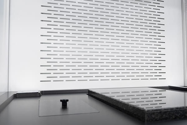 Intérieur du poste de pesée Intérieur du poste de pesée